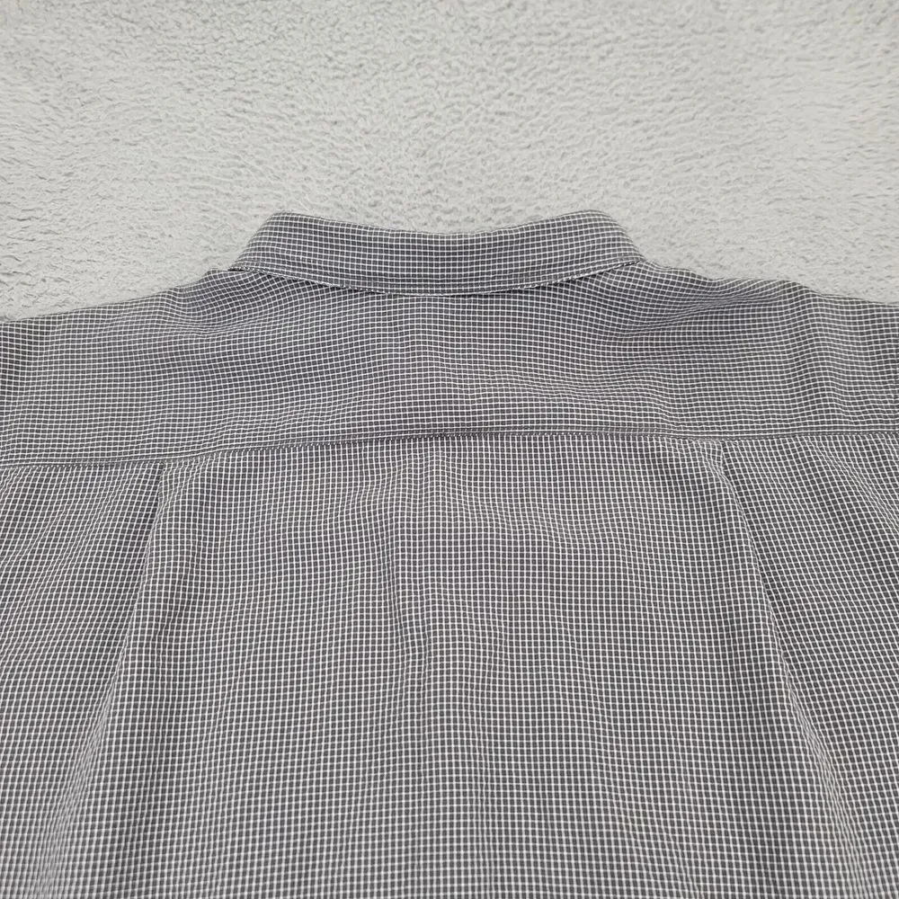 The‎ North Face Shirt Mens XXL Gray Check Plaid Outdoors Camp Gorpcore Pocket